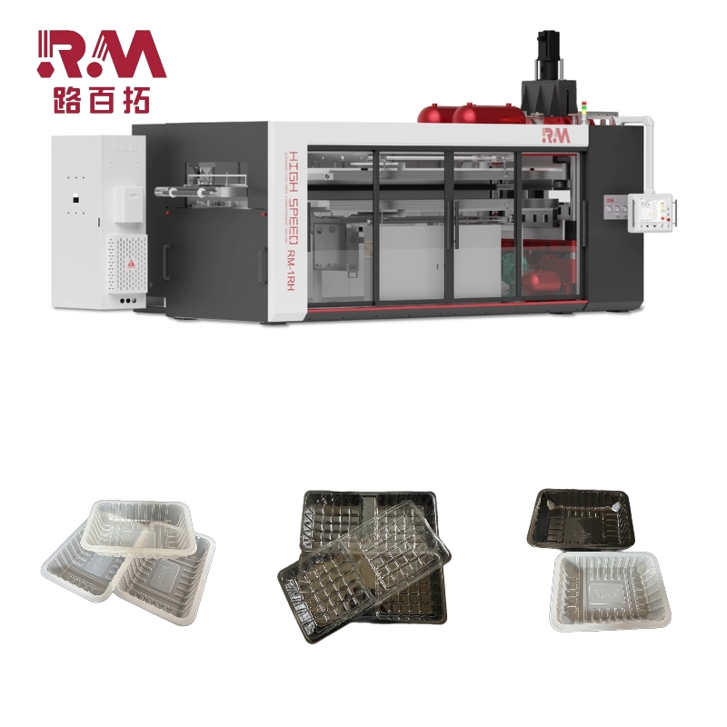 Thermoforming Machine for PS/Pet Plastic Cups &amp; Bowls with Auto Stacking