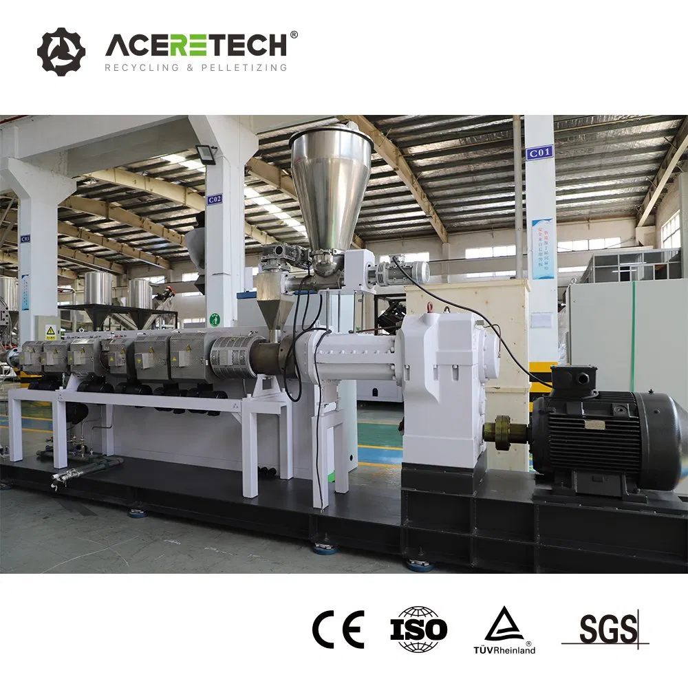 Aceretech Customized PP/PA Compounding Granulator Machine for Plastic Crushed Material Recycling