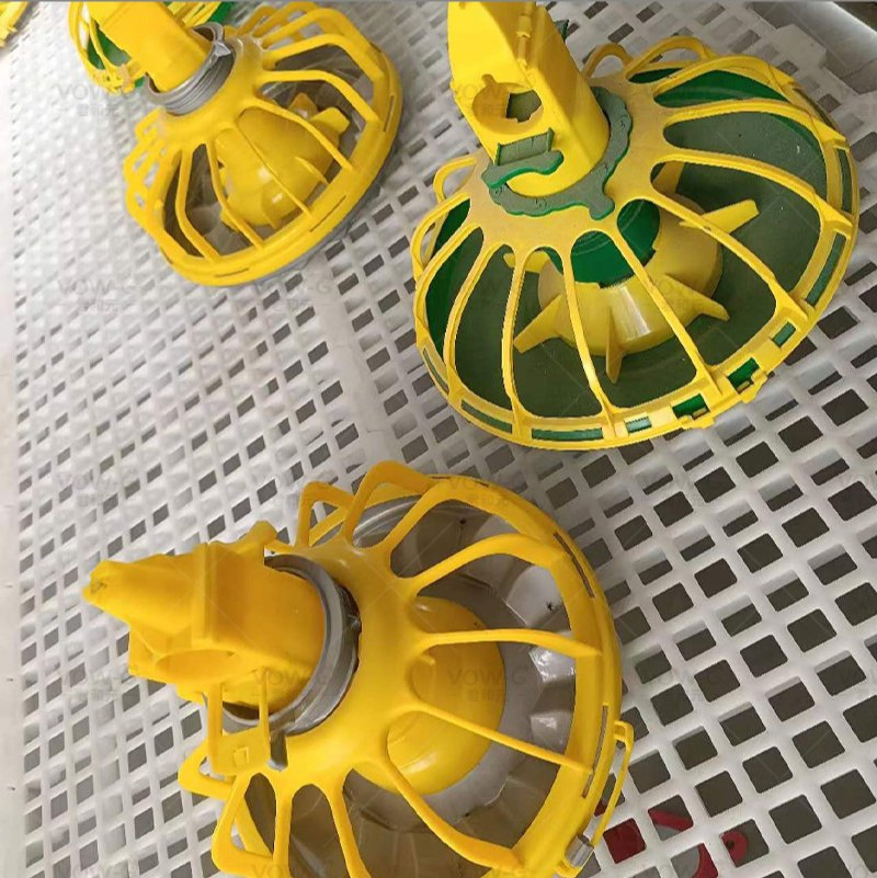 Steel Structure Poultry Chicken House Automatic Broiler Floor System Pan Feeding System Equipment