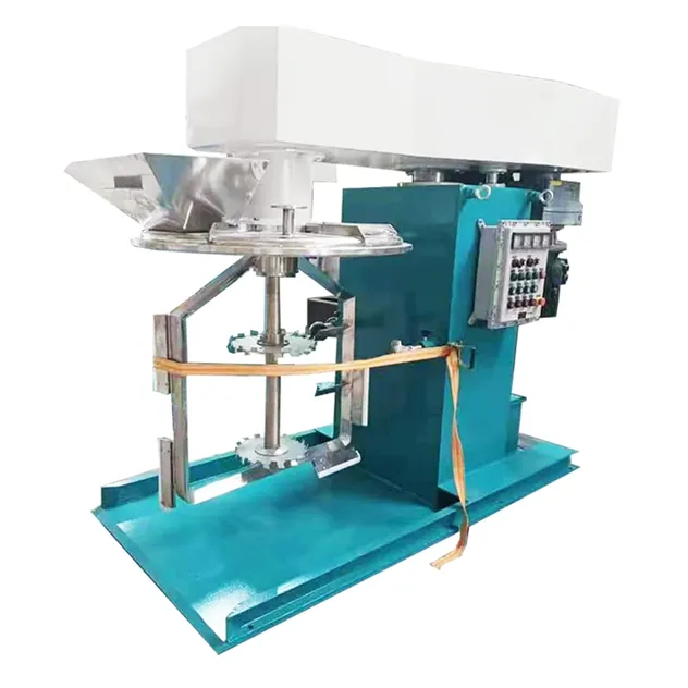 Double Shaft Mixer with Hopper