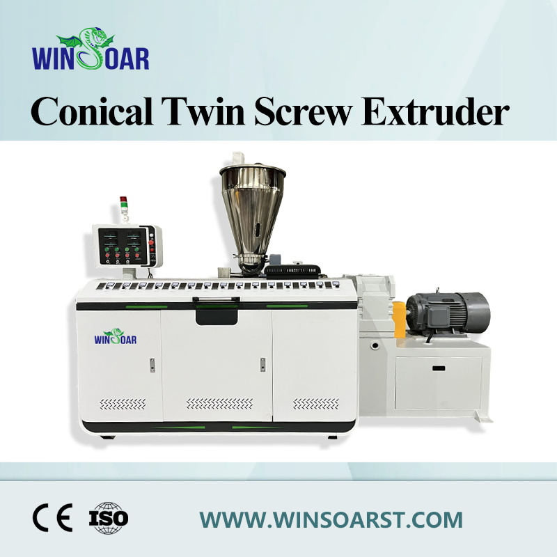 Plastic PE/PVC/PPR/HDPE/LDPE/CPVC/UPVC Pipe/ Tube/ Profile/ Panel/Ceiling Extruder/ Single Screw/ Conical Twin/Double Screw/ Parallel Extrusion Machine Extruder