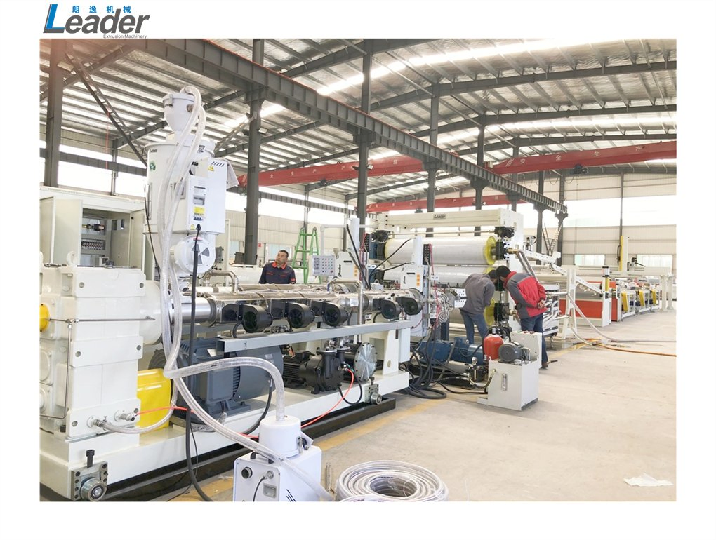 ABS/HIPS Refrigerator Plate Sheet Extrusion Line Plastic Extruder