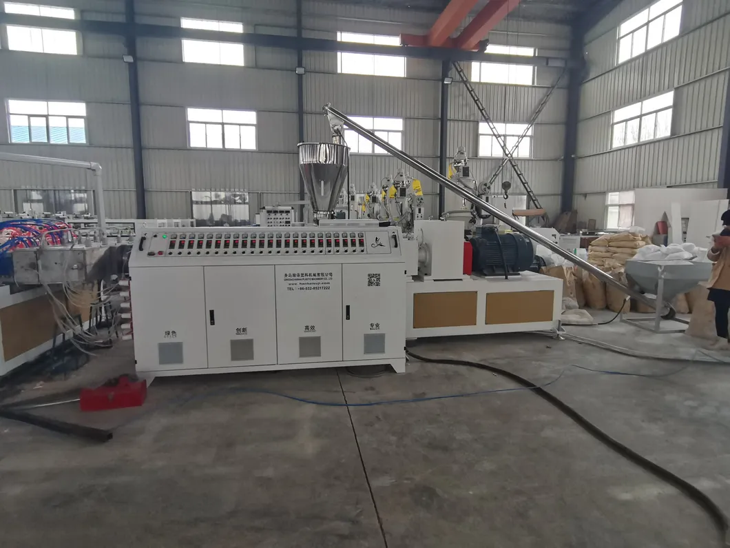 Double screw extruder