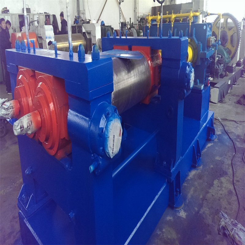 Open Rubber Mixing Machine Large Silicone Rubber Double Roller Plastic Mixing Machine 220V