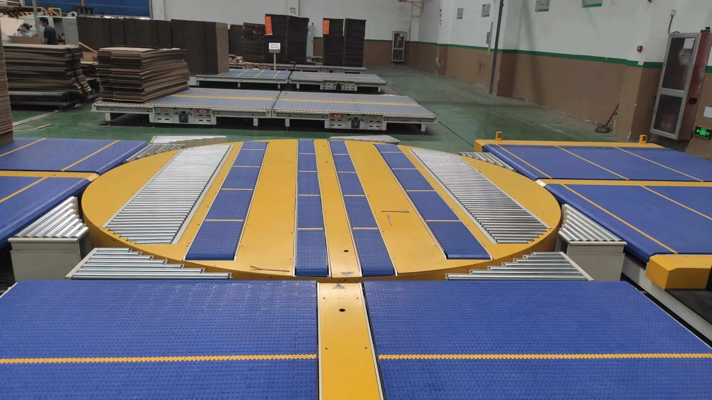 Electrical Logistics Automatic Plastics Plastic PVC Belt Conveyor Line System