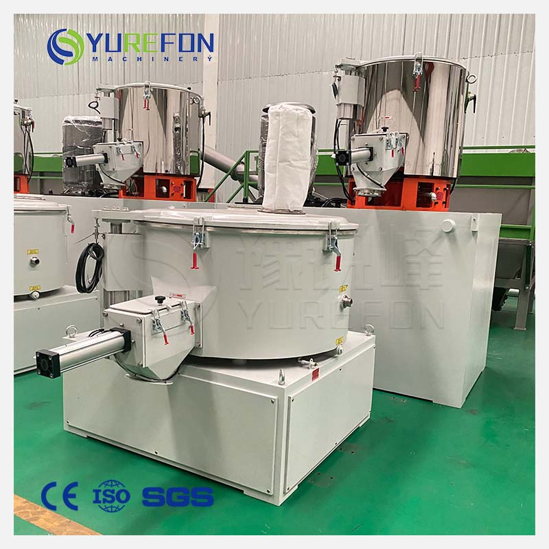 Plastic PVC Resin Vertical Compounding Heating Cooling Mixing System