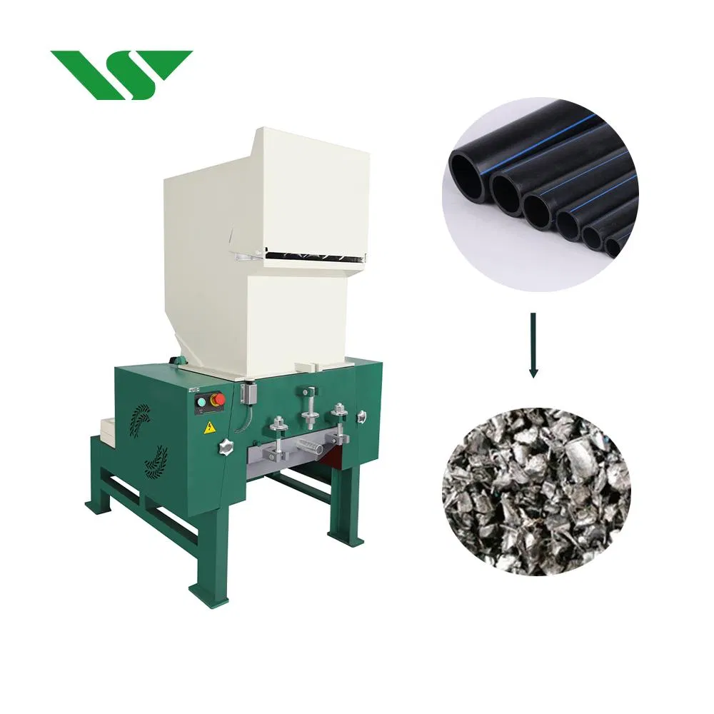 Wensui PE PP PVC Pet Waste Plastic Crusher Machine Prices Plastic Shredder Machine Industrial Plastic Crushing Crusher
