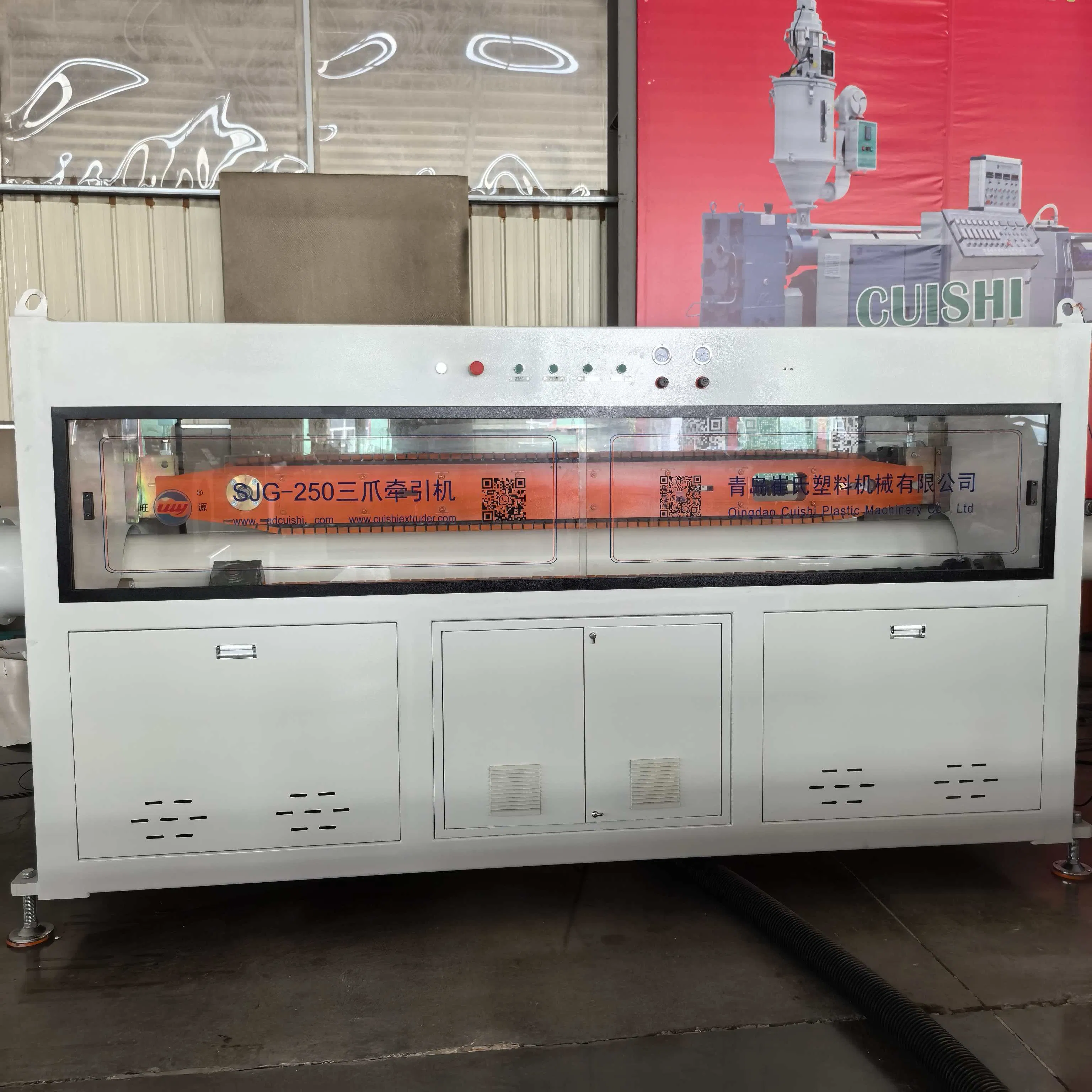 Conical Twin Screw PVC Pipe Extrusion Machinery Manufacturer Plastic Drainage/Sewege PVC Plastic Pipe Production Line