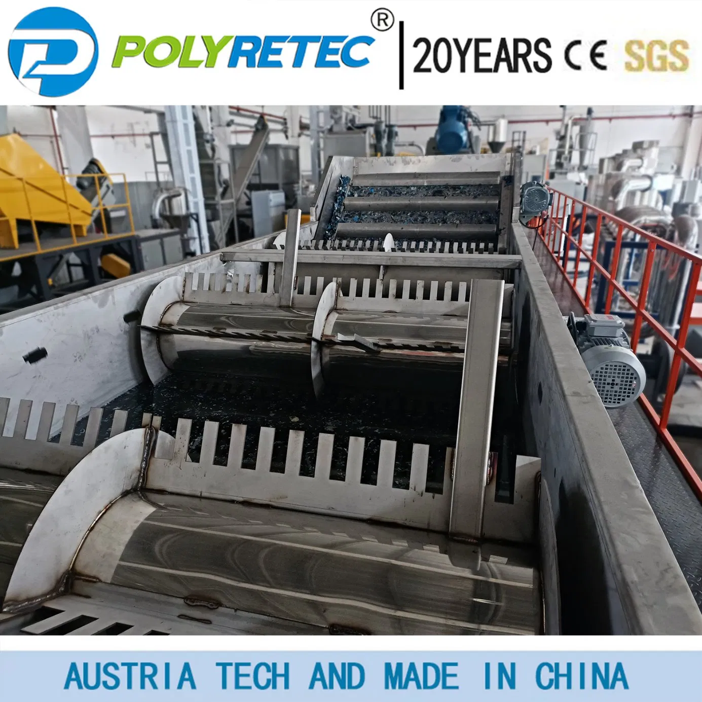 High Output Waste Plastic Pet HDPE Bottle Flake Drum Pallet Pipe LDPE LLDPE PP PE Film Jumbo Woven Bag Scrap Recycling Crushing Line Pelletizing Washing Machine