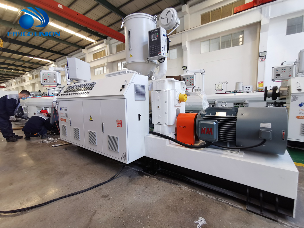 Factory Supply Plastic Single Screw Extruder for Granules Extrusion and Making HDPE PPR Pipes PVC Drainage Water Pipe WPC Profile Sheet Board Sjsz