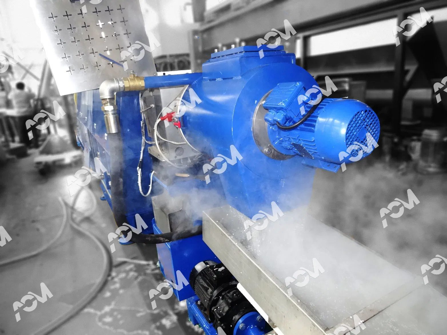 2021 China Acm High Quality Plastic Granules Single Screw Compounding Pelletizer Machine