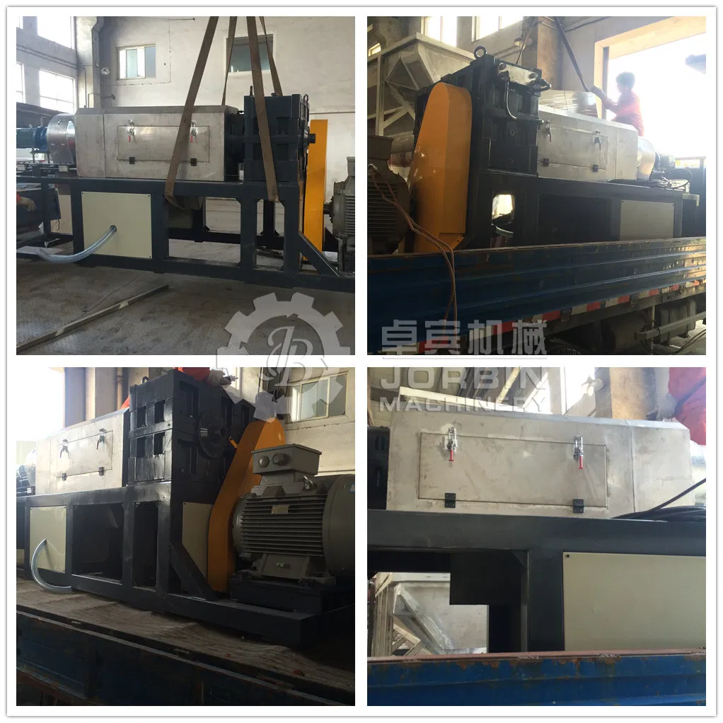 Washing Plastic HDPE LDPE Film Bags Fibers Squeeszer Drying Extrusion Machine