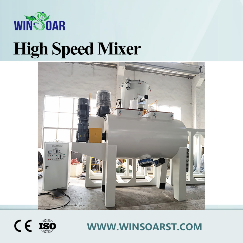 Horizontal/ Vertical Heating/Cooling PVC/UPVC/CPVC Powder PE/PP Raw Material Mixer/Plastic Blender/ Hot and Cold Mixing Machine High Speed Mixer