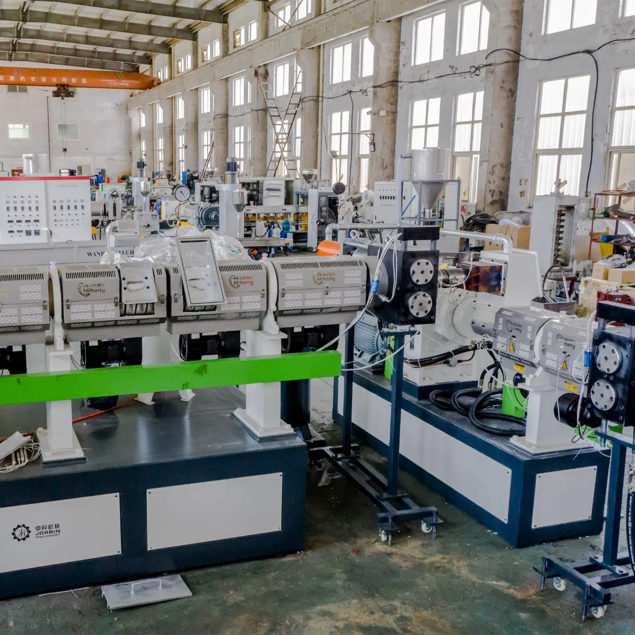 Plastic HDPE LDPE PP Film Jumbo Woven Bags Recycle Granulator Extruder Machine