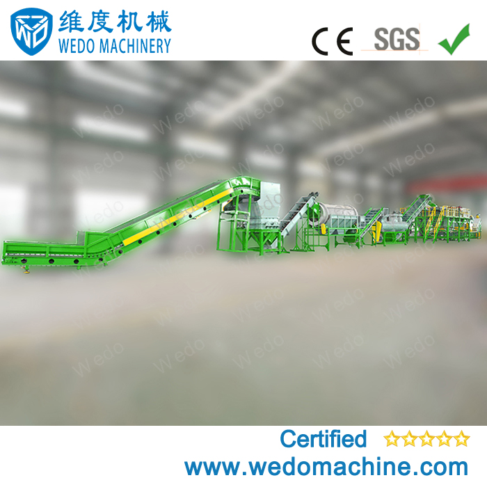 Best Technology Pet Drink Water Bottle Plastic Recycling Machine