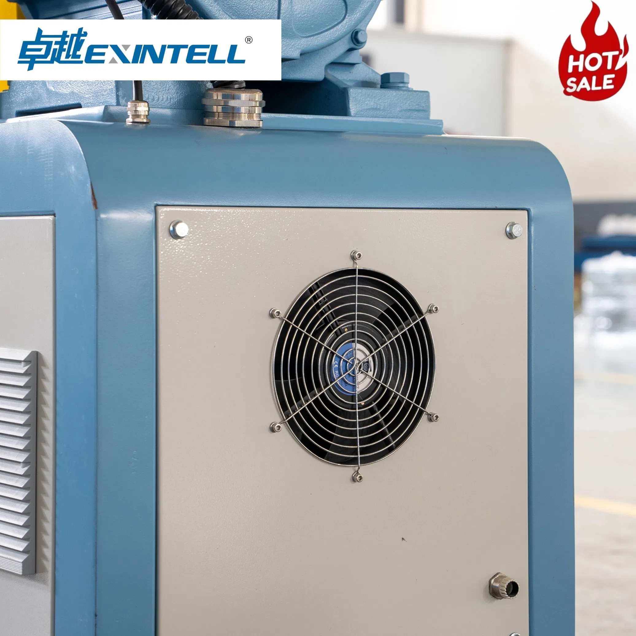 Exintell Hte 35 PP/PE/EVA Plastic Twin Screw Extruder for Plastic Pellet Plastic Compounding Machine PLC