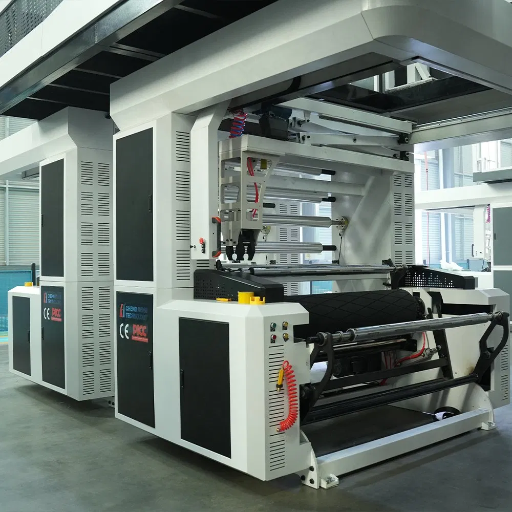 Low Energy Consumption High Speed HDPE LDPE Blown Film Extruder Mutilayer Three Layers ABC Plastic PE Film Blowing Machine