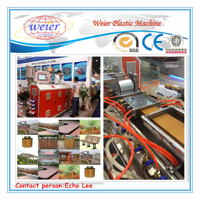 Wood Plastic Composite WPC PE Decking Co-Extrusion Machine