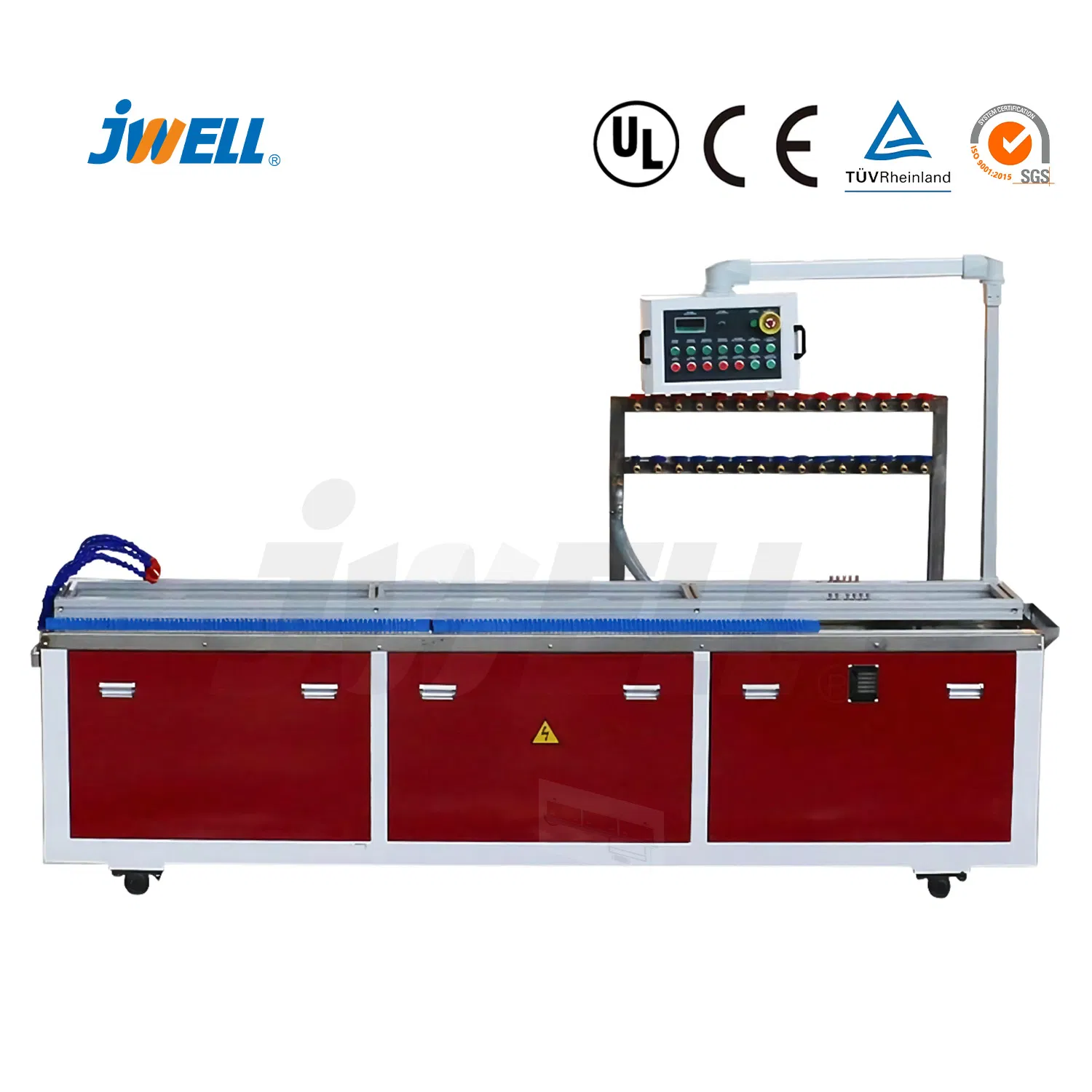 Jwell Made-in China Price Single Screw PVC, PP, PE, PC, ABS Plastic Small Profile Extruder