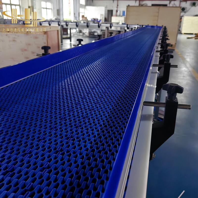 Customizable Snacks Plastic Modular Belt Conveyor Systems for Efficient Food Beverage Industrial Production Lines