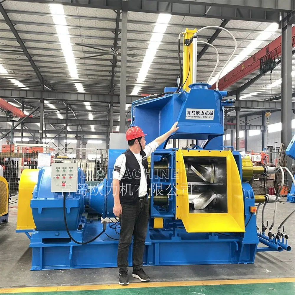Automatic Industrial Internal Kneader Machine for Rubber / Plastic Mixing