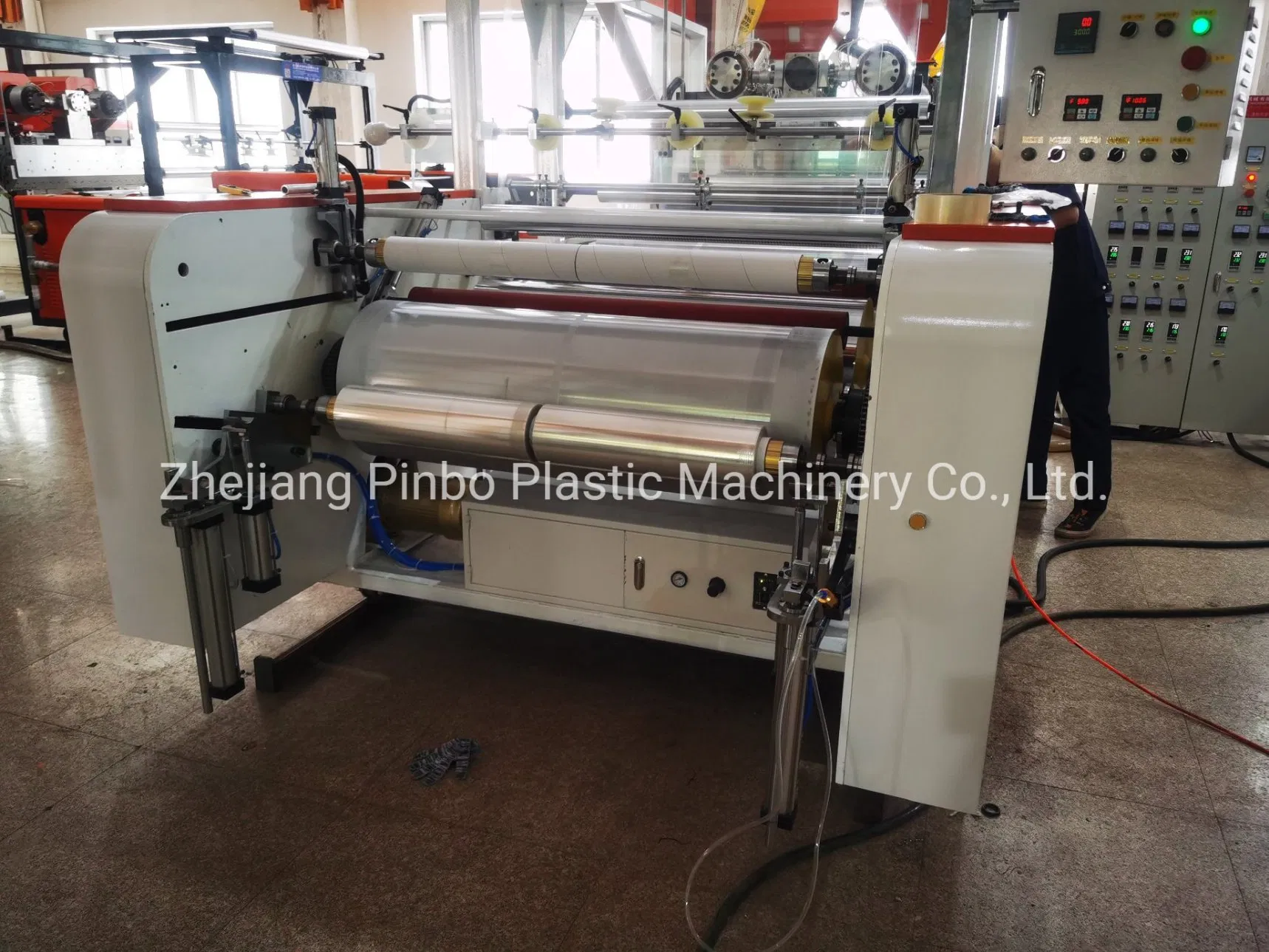Food Plastic Wrap LDPE LLDPE PE Single Double Layer Stretch Preservative Wrapping Cast Film Making Machine