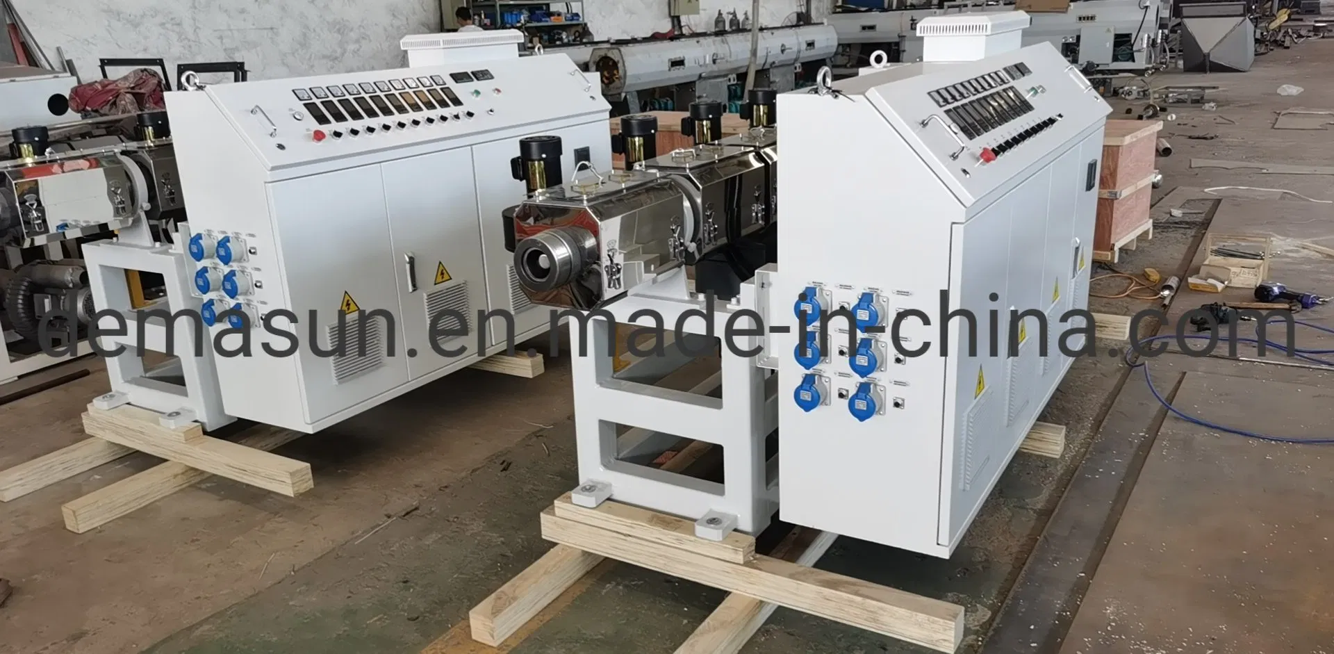 High-Efficiency Plastic Pipe Extrusion Machine for PE, PP, ABS