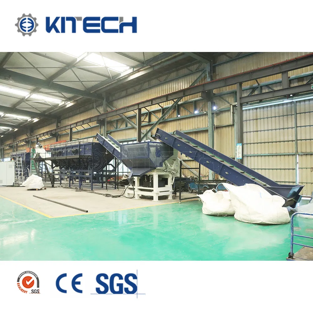 Plastic HDPE Milk Bottle PP Woven Bag Agricultrual Film Washing Recycling Machine