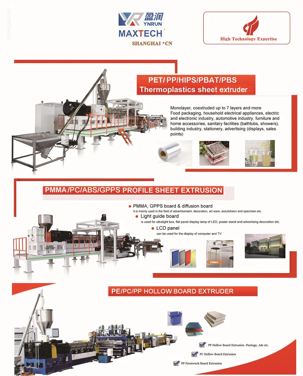 ABS/HIPS Extrusion Line