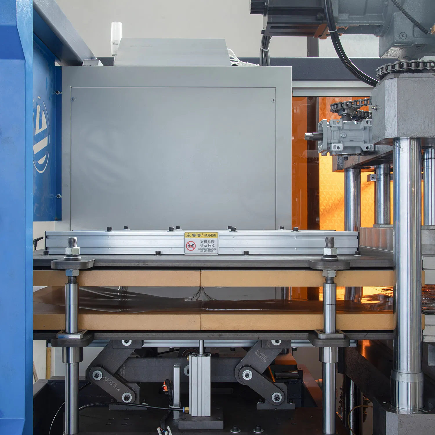 Automatic Plastic Fast Food Box Takeout Container Yougurt Cup Lid Paper Cup Cover Thermoforming Forming Making Machine