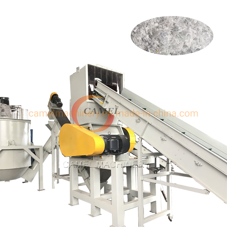 200-300kg/H PE/PP Bottles Plastic Film Washing and Drying Machine
