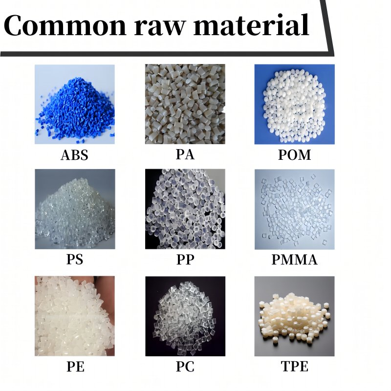 Low Price Granule/Powder/Liquid/Dispersoid ABS Blow Products Plastic Part Moulding Injection Molding