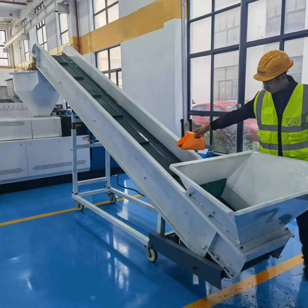 PP PE ABS PS PC PA 500kg/H High Capacity New Technology Plastic Recycling Machine Pellet Granulator Waste Plastic Machine