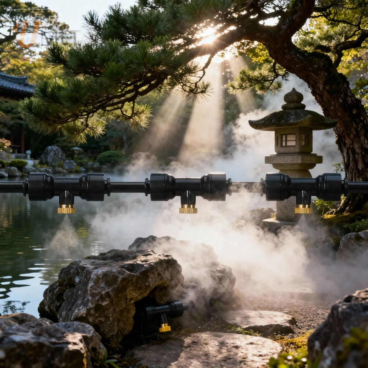 Wholesale Irrigation Outdoor Misting Cooling System with Nozzles and Timer Drip System for Garden