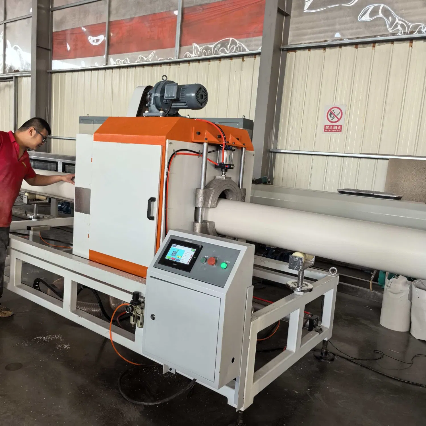 Conical Twin Screw PVC Pipe Extrusion Machinery Manufacturer Plastic Drainage/Sewege PVC Plastic Pipe Production Line