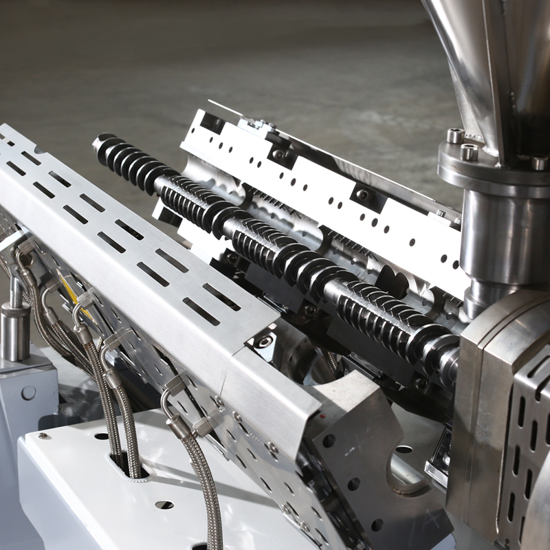 Lab Twin Screw Extruder PVC Compounding Plant Lab Granulating Machine Plastic Industrial Machinery