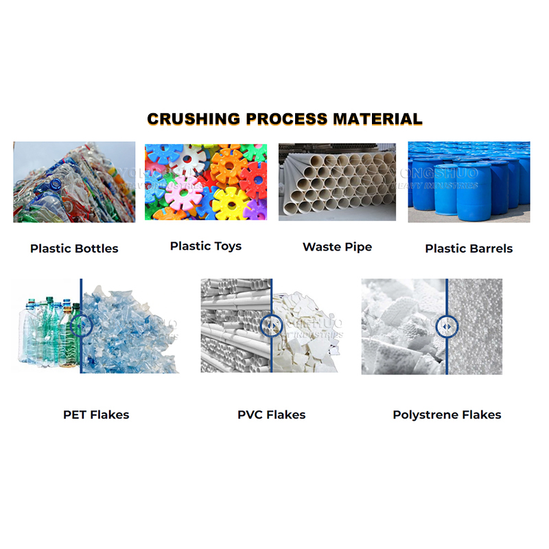 a Large Soft Plastic Noiseless Crusher Diesel Power Plastic Block Crusher Machine