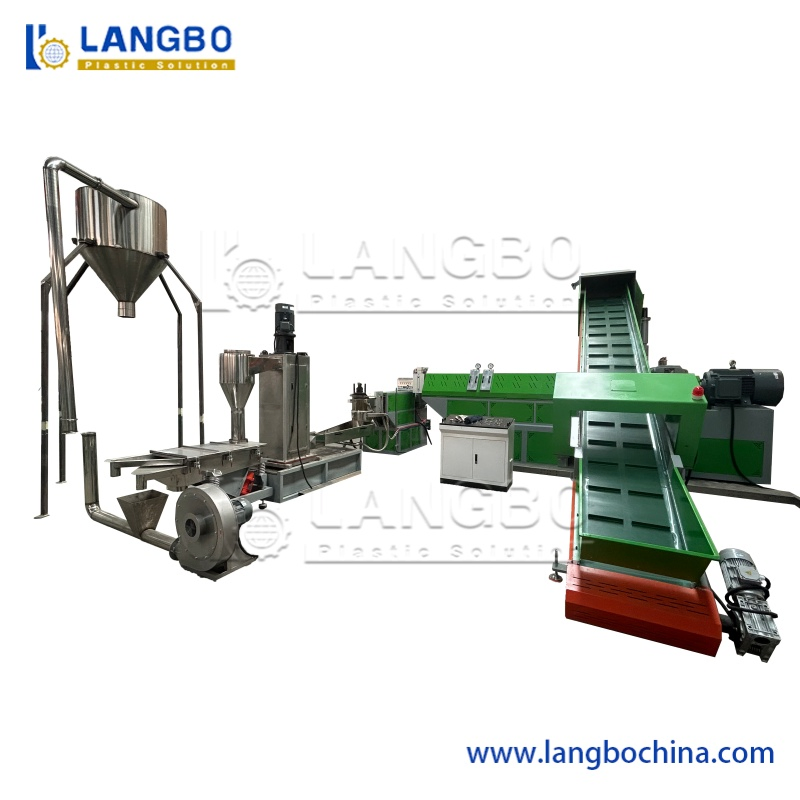 Plastic PE/PVC/PPR/HDPE/LDPE Extruder/Single Screw/ /Extrusion Machine Compounding Pelletizer Plastic Film Pelletizing Machine