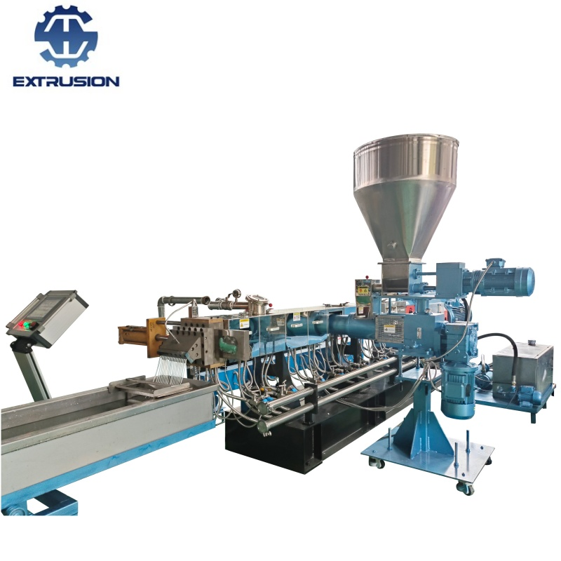 PP PE Plastic Filler Masterbatch Compounding Pelletizer Machine