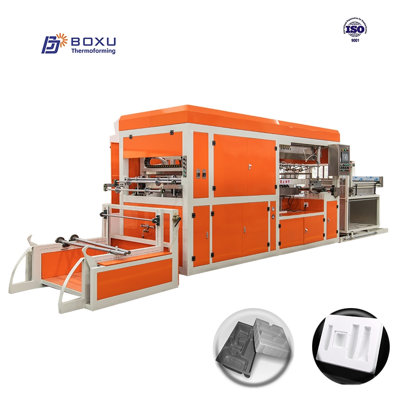 Automatic High Speed Plastic PP PS Pet PVC Material Cup/Bowl/Box/Container Disposable Coffee Cover/Lid Eggtray Plate Thermoforming Forming Making Machine