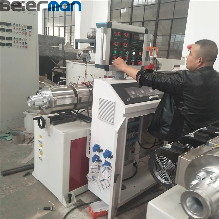PE PVC CPVC UPVC MPVC Raw Material Sjsz50/105 Model Sjsz55/110 Double Screw Extruder Plastic Pipe/Profile/Pellets Twin Screw Extrusion Machine