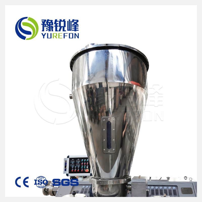 Plastic Machine PVC Conical Twin Screw Extruder for Pipe Profile Sheet Extrusion