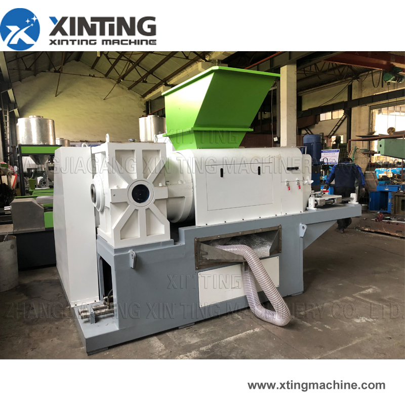 Plastic PP Woven Bags PE Film Squeezing Pelletizing Dewatering Squeezer Machine Drying Machine