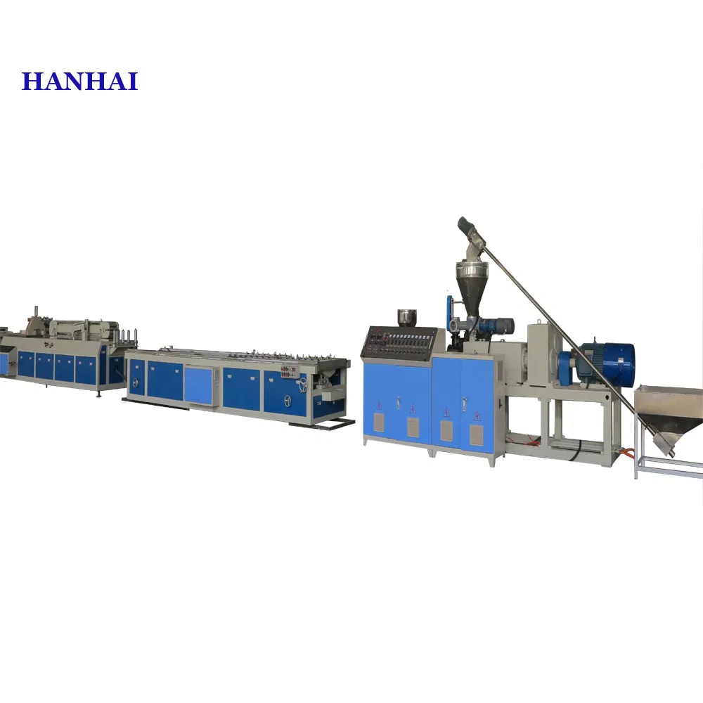 Twin Screw Plastic Compounding Plastic PVC Trunking Window and Door Extruder Machine