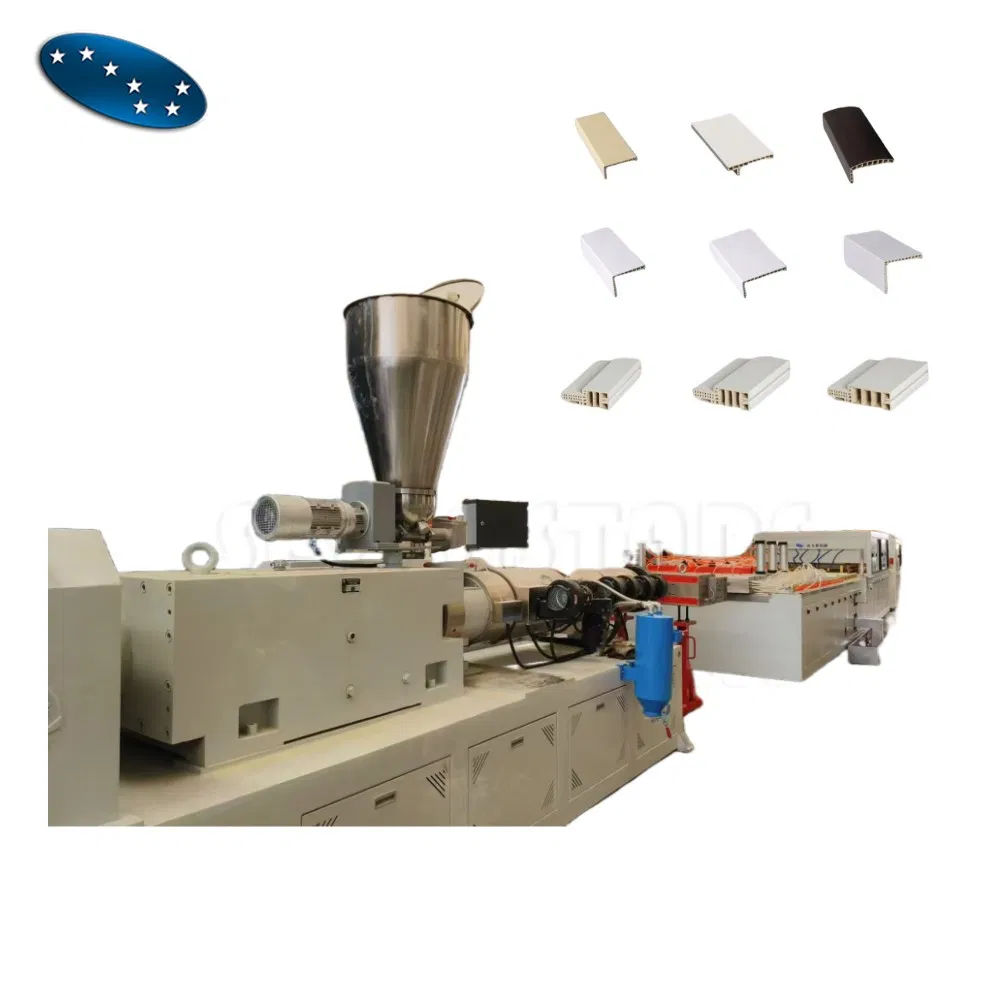 Sevenstars PVC WPC Profile Board Extruder Wood Plastic Composite Windows Door Frame/Fence Lamination