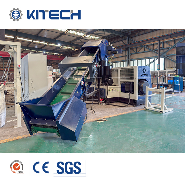 Polymer PP Woven Jumbo Bag LDPE Plastic Film Pelletizing Recycling Granulating Machine