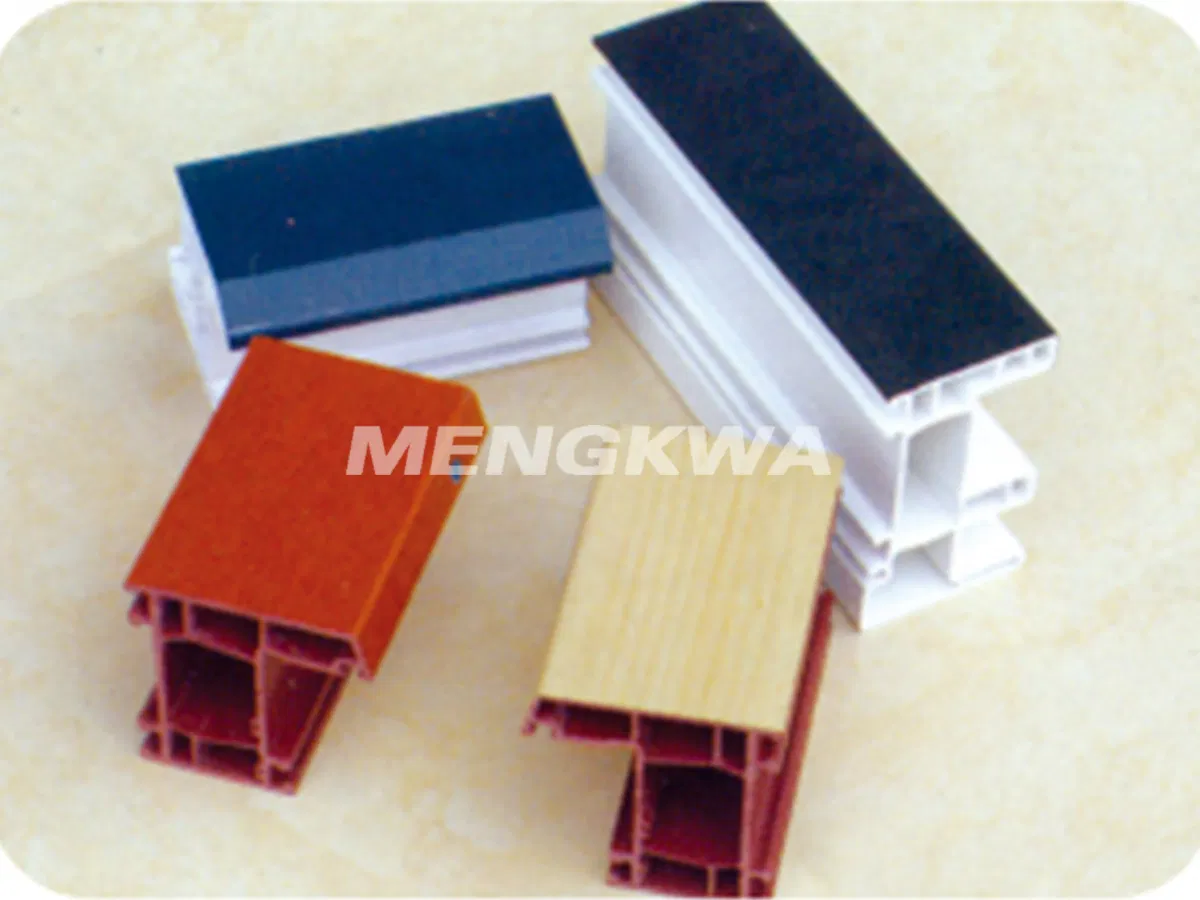 PVC Window Profile Production Line Conical Twin Screw Extruder Plastic Extruder