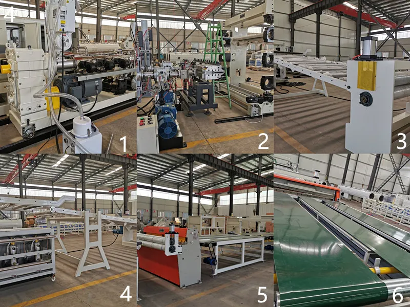 ABS/HIPS Refrigerator Plate Sheet Extrusion Line Plastic Extruder