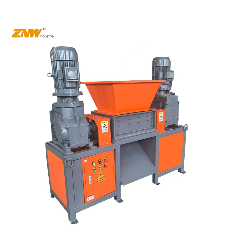 Industrial Plastic Pallet Pet Bottles Tire Rdf Double Shaft Shredder Machine for Waste Tire Wood Pallet Rubber Recycling