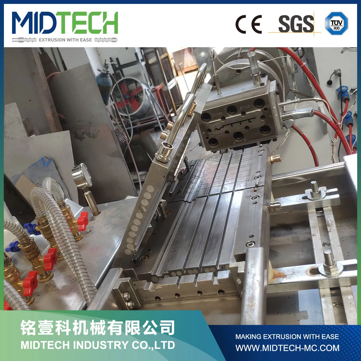 Wholesale Price PVC/WPC Plastic Profiles Making Machine/Wood Plastic Extruder